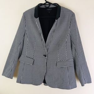 Lane Bryant "The Bryant" Houndstooth Blazer 14